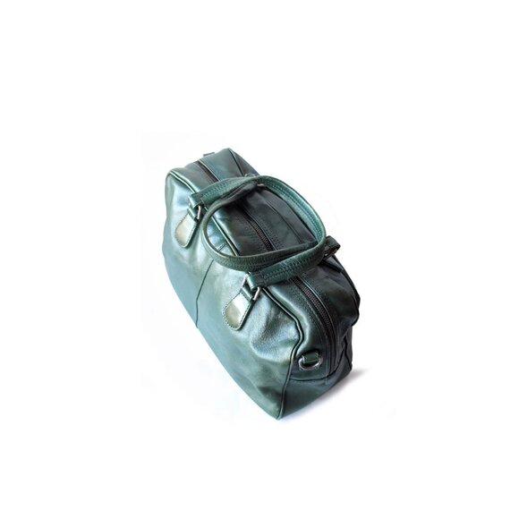 LIEBESKIND-BERLIN Satchel Vintage Forest Green Convertible Bag - Picture 9 of 13